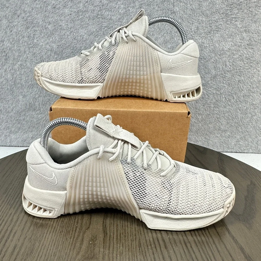 Nike Metcon 9 AMP Light Bone Sail Orewood Womens Size 8.5 Gym Shoes DZ2539-002